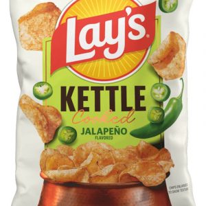 Lay’s Chips Kettle Cooked Jalapeño 8oz Big Bag