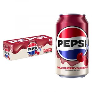 Pepsi Zero Sugar Wild Cherry & Cream 12oz