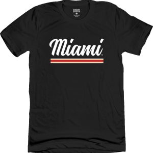 T-shirts Miami Black Small