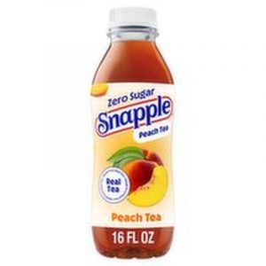 Snapple zero sugar (Bottle) Peach Tea 16oz