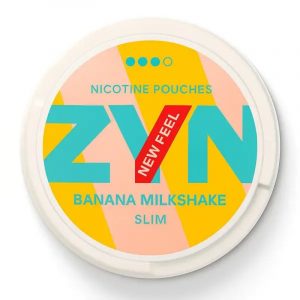 Zyn Banana Milkshake Slim Nicotine Pouches 9mg