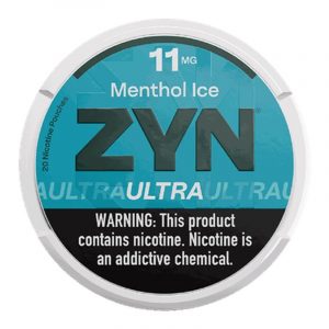 Zyn Menthol Ice Ultra Nicotine Pouches 11 mg