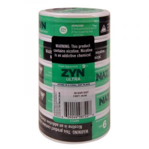 Zyn peppermint Frost Ultra Nicotine Pouches 11 mg