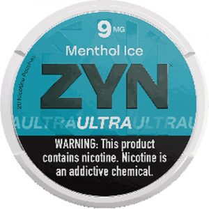 Zyn Menthol Ice Ultra Nicotine Pouches 9 mg
