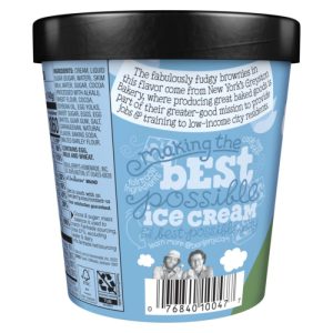 Ben & Jerry’s Milk & Chocolate Fudge Brownie 4oz