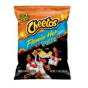 Cheetos Flamin Hot Puffs Hot Big Bag