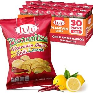 Lulu Chili Lemon Plantain Chips 2.5oz