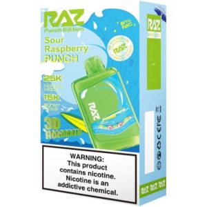 Raz Grape Sour Raspberry Punch 7500 Puffs 15000 Puffs