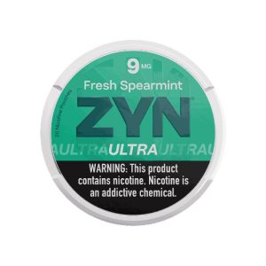 Zyn fresh Spearmint Ultra Nicotine Pouches 9 mg