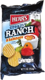 Herr’s Creamy Ranch & Habanero 2 1/2oz