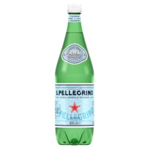 San Pellegrino Sparkling Water Glass Bottle 1 Liter