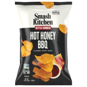 Smash Kitchen Hot Honey BBQ Potato Chips Big Bag