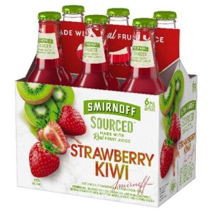 Smirnoff Sourced Strawberry Kiwi 6 Pack Bottle 12oz